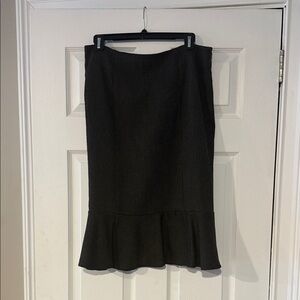 Geoffrey Beene Black Pencil Skirt